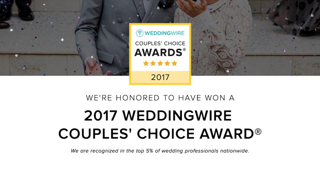 WeddingWire Couples Choice Award Winner-2017